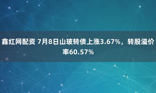 鑫红网配资 7月8日山玻转债上涨3.67%，转股溢价率60.57%